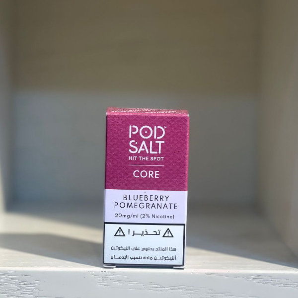 سائل إلكتروني بنكهة التوت الأزرق والرمان 10 مل من POD SALT 