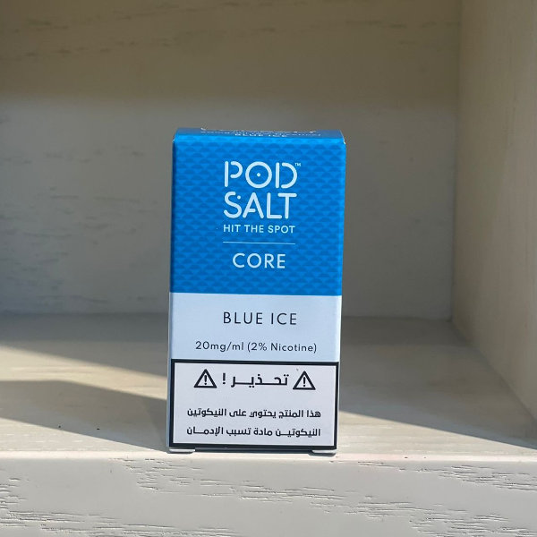 سائل إلكتروني بنكهة الجليد الأزرق من POD SALT 