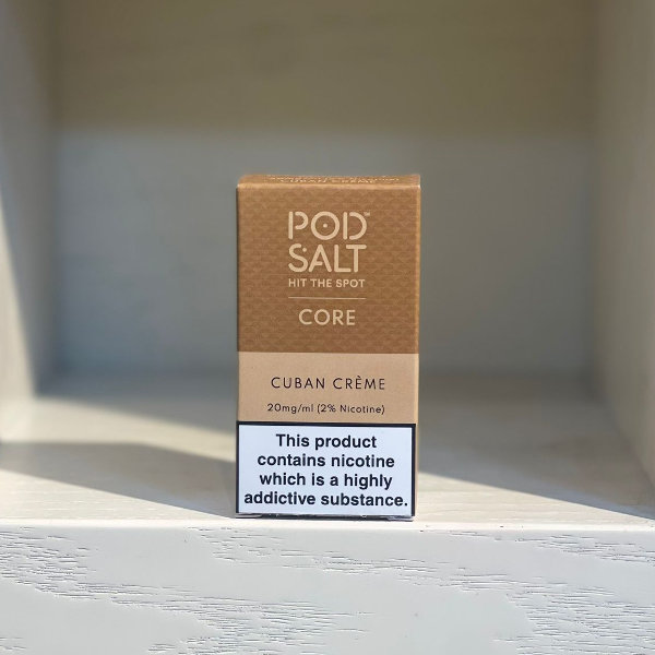 سائل إلكتروني بنكهة كريم كوبي من POD SALT 