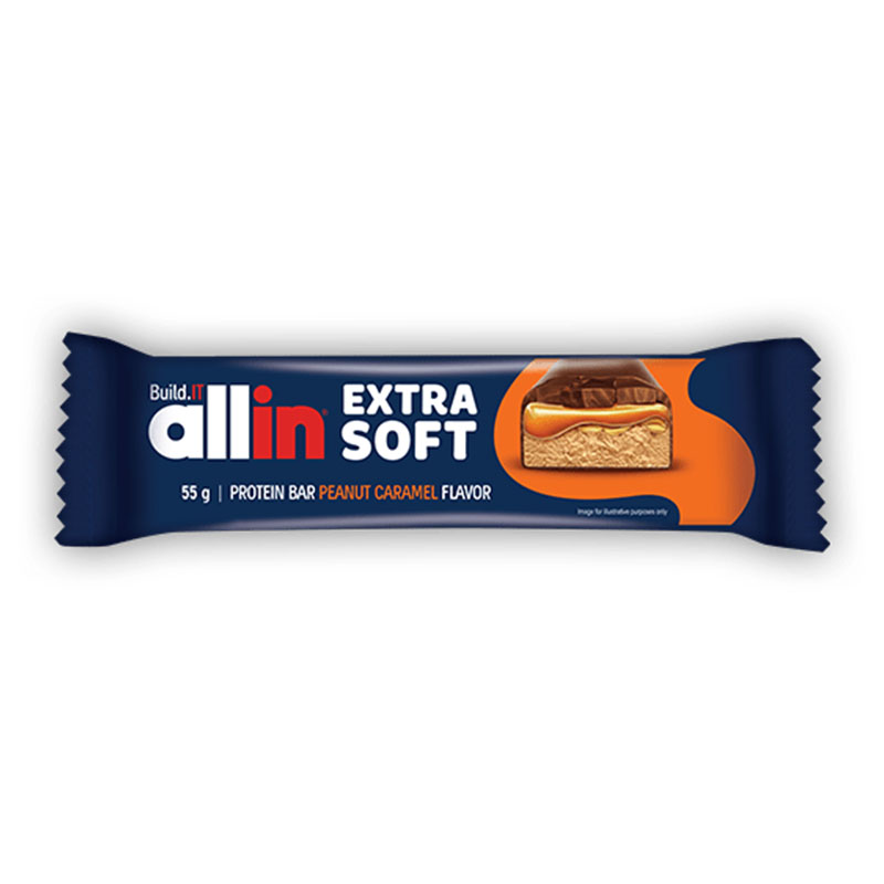 Allin بروتين بار بالفتسق والكراميل 60غ