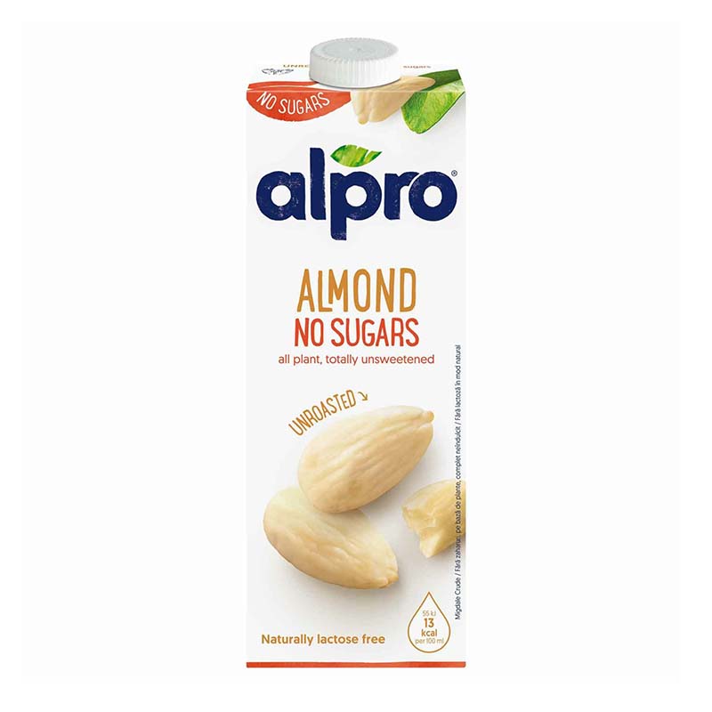 Alpro حليب لوز خالي من السكر 1لتر