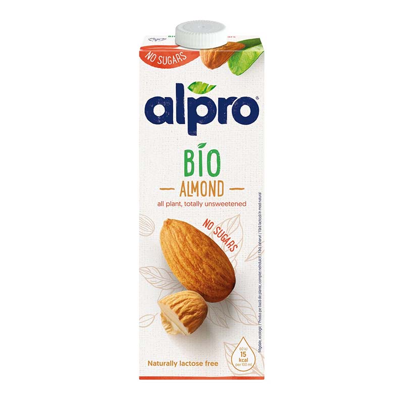 Alpro حليب لوز غير محمص خالي من السكر 1لتر