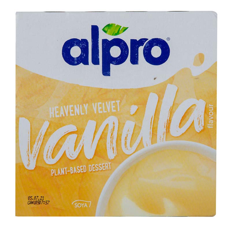 Alpro بودينغ نباتي بطعم الفانيلا 4 قطع 500غ