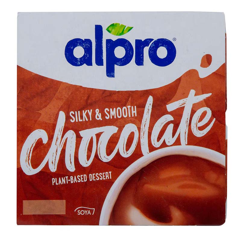 Alpro بودينغ نباتي بطعم الشوكولاتة 4 قطع 500غ