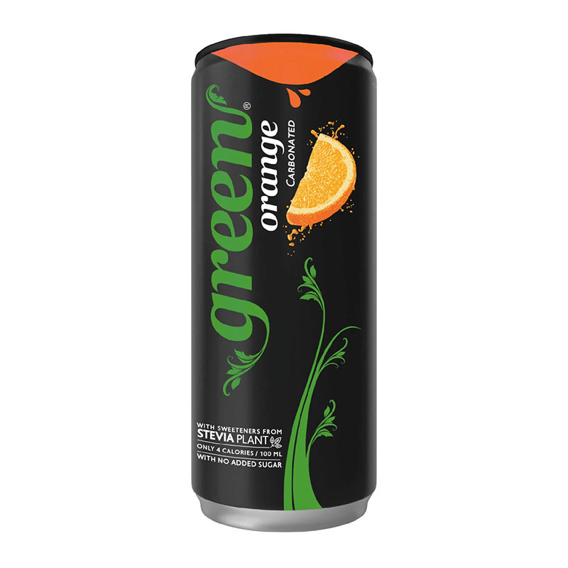 Green Cola مشروب غازي قليل السعرات الحرارية بطعم البرتقال 330مل