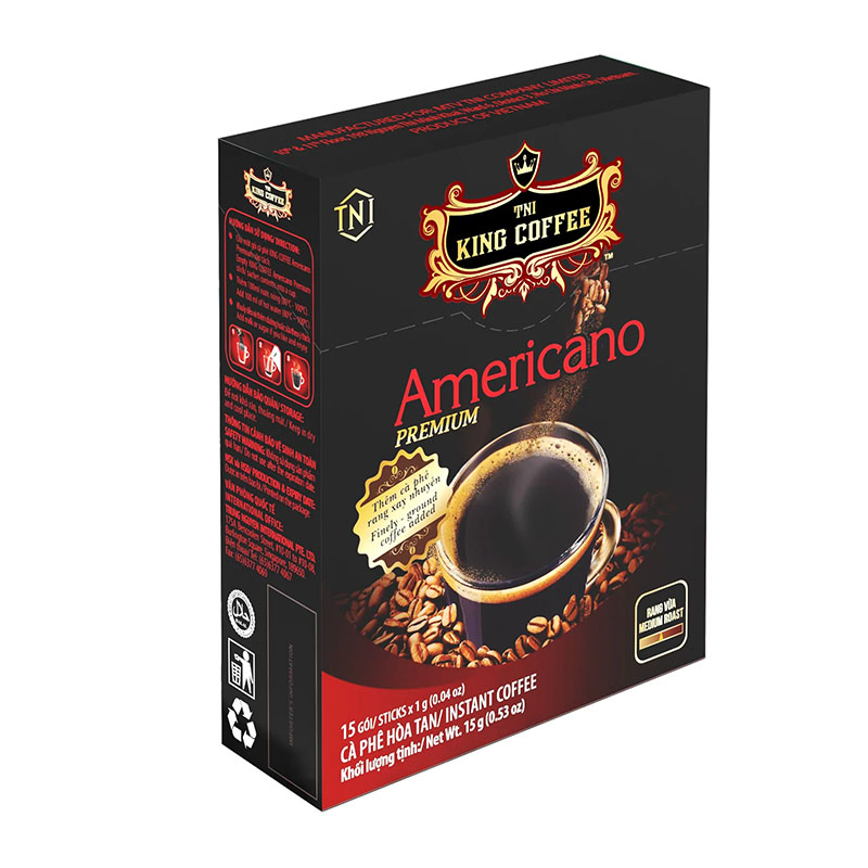 King Coffee قهوة اسبرسو اميريكانو 15غ 15 كيس