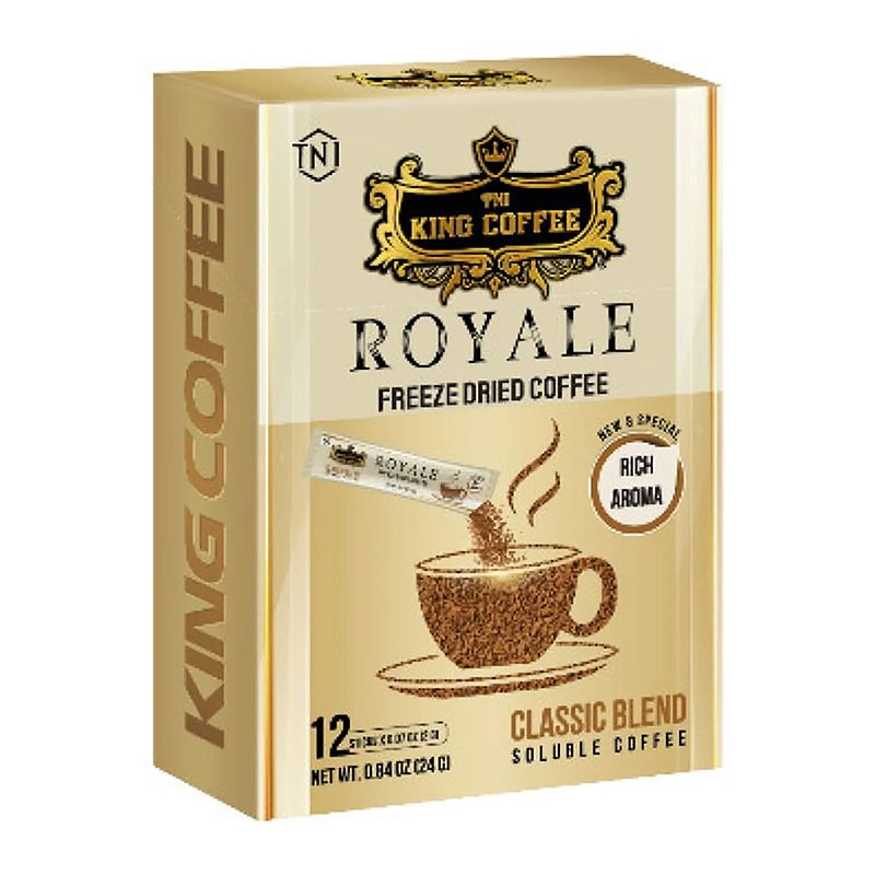 King Coffee قهوة اسبرسو رويال كلاسيك 24غ 12 كيس