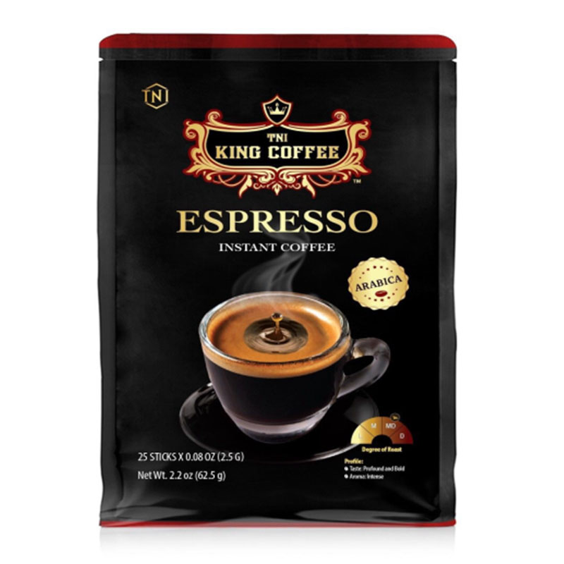 King Coffee قهوة اسبرسو سريعة التحضير 2.5غ 25 كيس