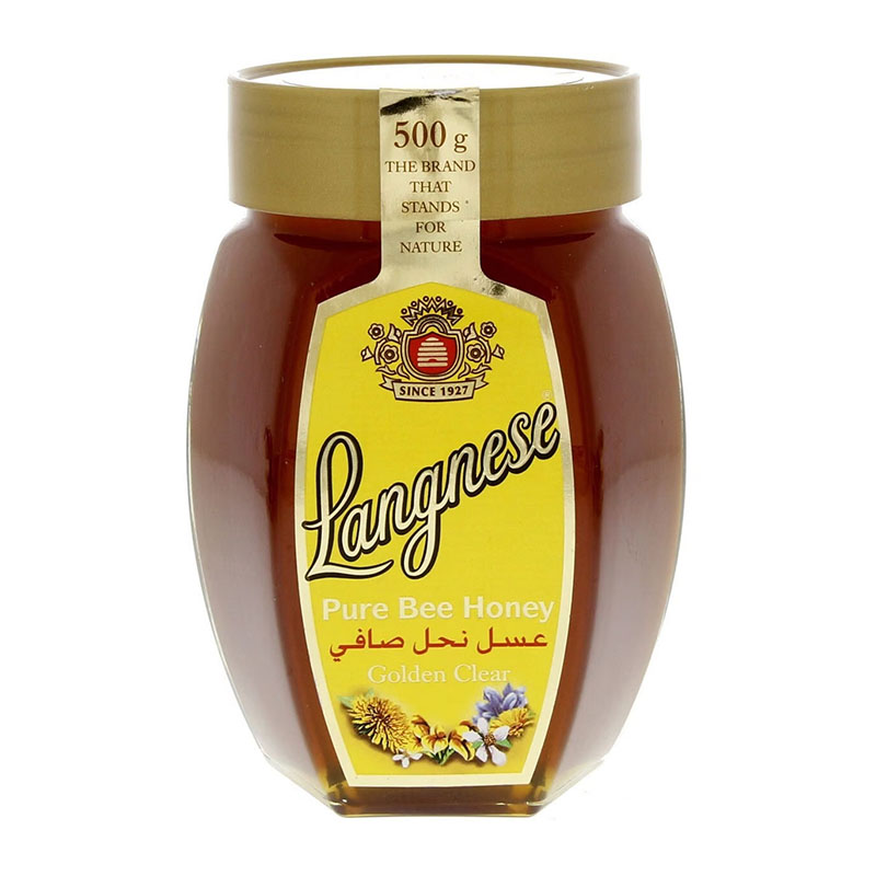 Langnese عسل نحل الماني صافي 500غ