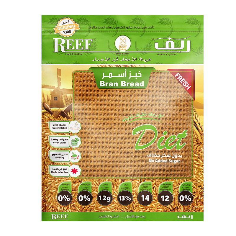 ريف، خبز أسمر، 8 أرغفة 250غ
