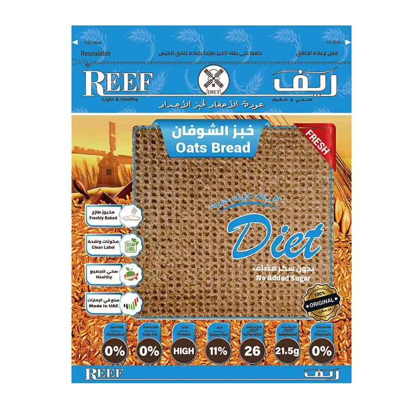 ريف، خبز بالشوفان? 8 أرغفة 250غ
