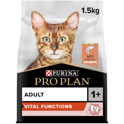 طعام القطط الجاف PRO PLAN® Vital Functions بنكهة السلمون 